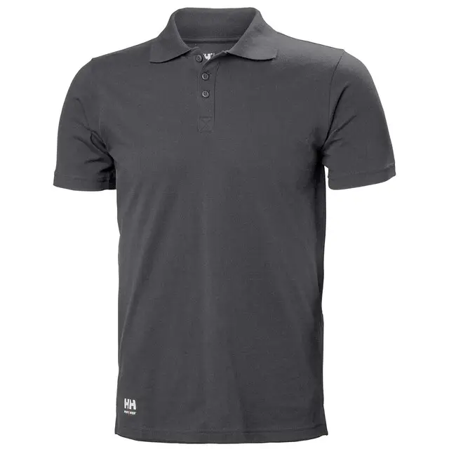 Helly Hansen Classic Polo Heren 970 Donkergrijs - Maat XL Beperkte Voorraad