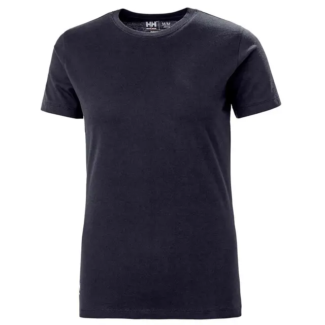 Helly Hansen W Classic T-Shirt Dames 590 Marine Blauw - Maat XS Rechtstreeks Van De Fabrikant