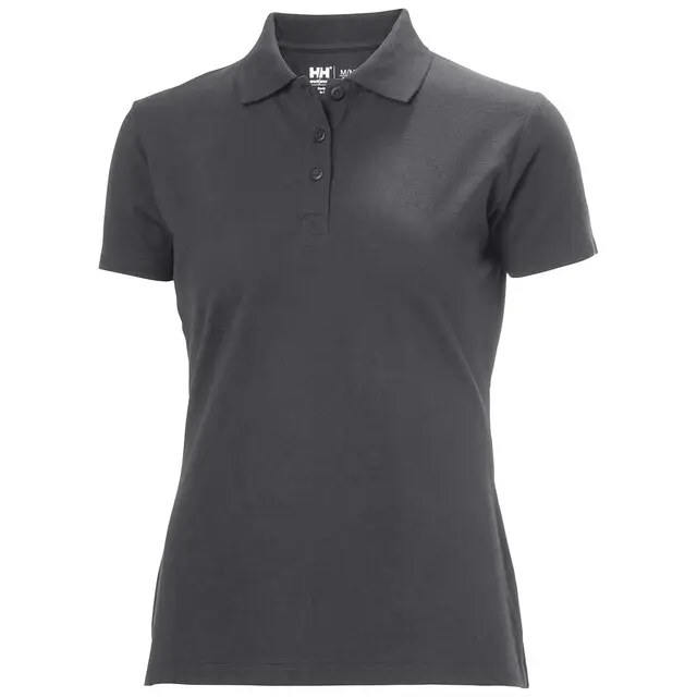 Helly Hansen W Classic Polo Dames 970 Donkergrijs - Maat L Meest Verkocht