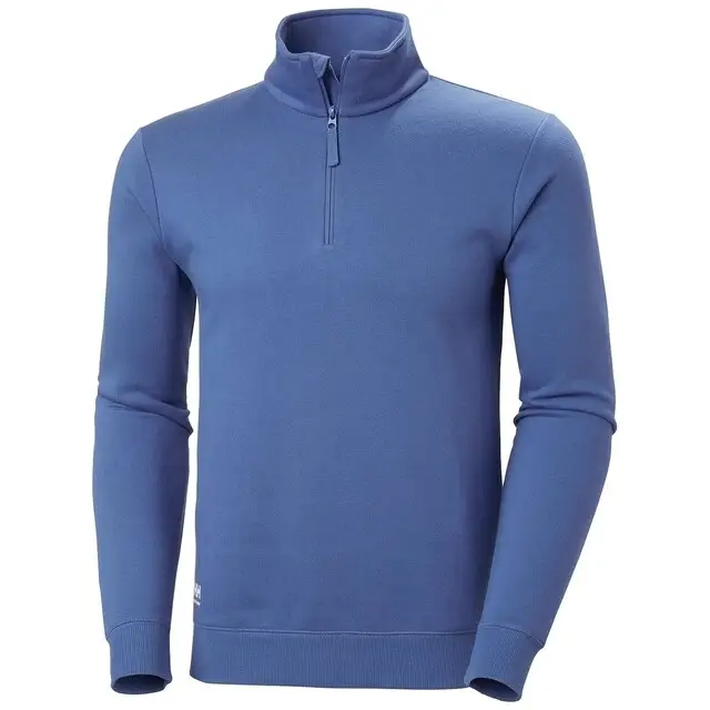 Helly Hansen Classic Half Zip Sweatshirt Heren 558 Steen Blauw - Maat M Exclusieve Aanbieding