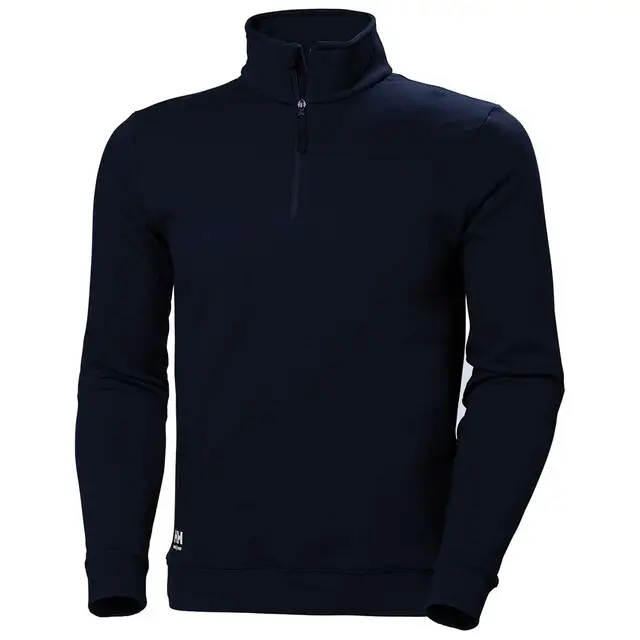 Helly Hansen Classic Half Zip Sweatshirt Heren 590 Marine Blauw - Maat S Fabrieksprijs