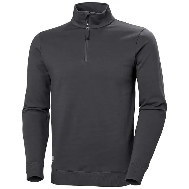 Bestel Nu Helly Hansen Classic Half Zip Sweatshirt Heren 970 Donkergrijs - Maat XS