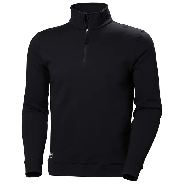 Helly Hansen Classic Half Zip Sweatshirt Heren 990 Zwart - Maat 2XL Nu Kopen