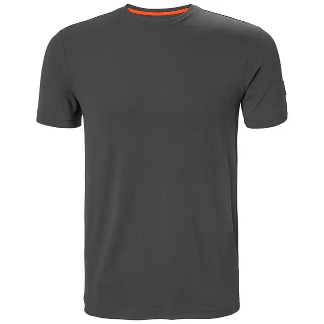 Wereldwijde Verzending Helly Hansen Tech T-Shirt Heren 951 Donkergrijs - Maat 4XL