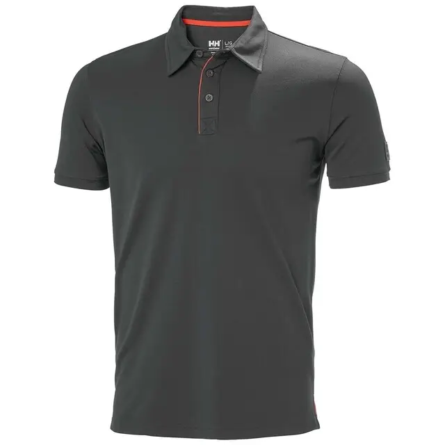 Direct Beschikbaar Helly Hansen Tech Polo Heren 951 Donkergrijs - Maat XS