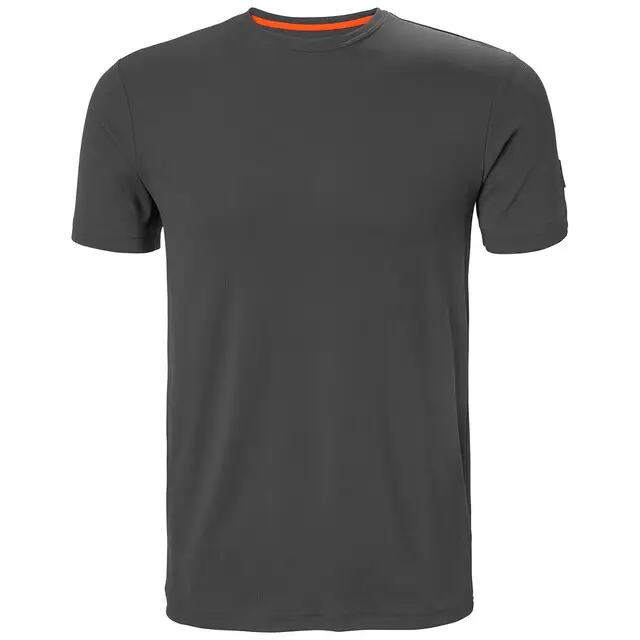 Garantie Inbegrepen Helly Hansen Tech T-Shirt Heren 951 Donkergrijs - Maat M