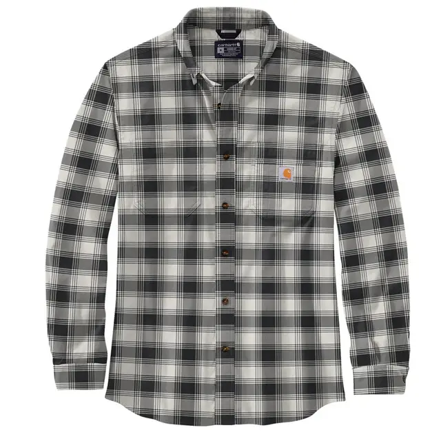 Carhartt Flannel L/s Plaid Shirt Malt L Bestel Nu
