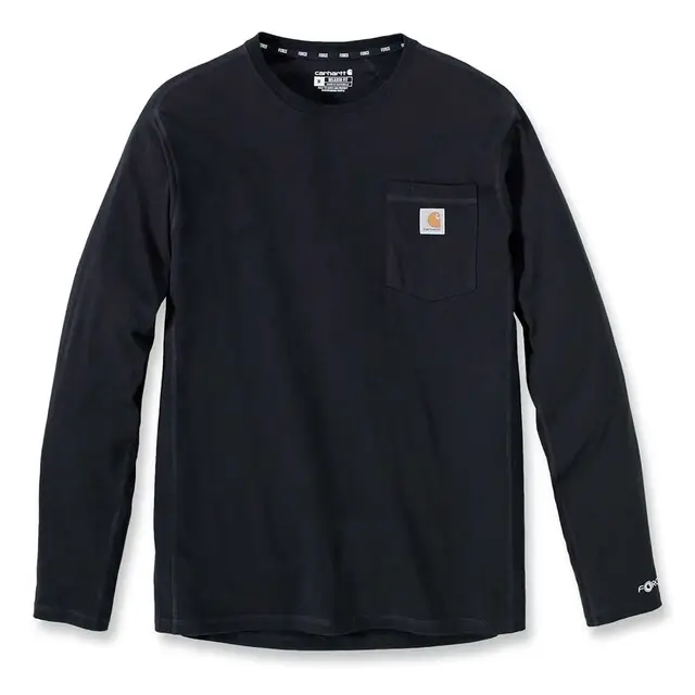 Laatste Kans Carhartt Force Flex Pocket T-shirt Black S