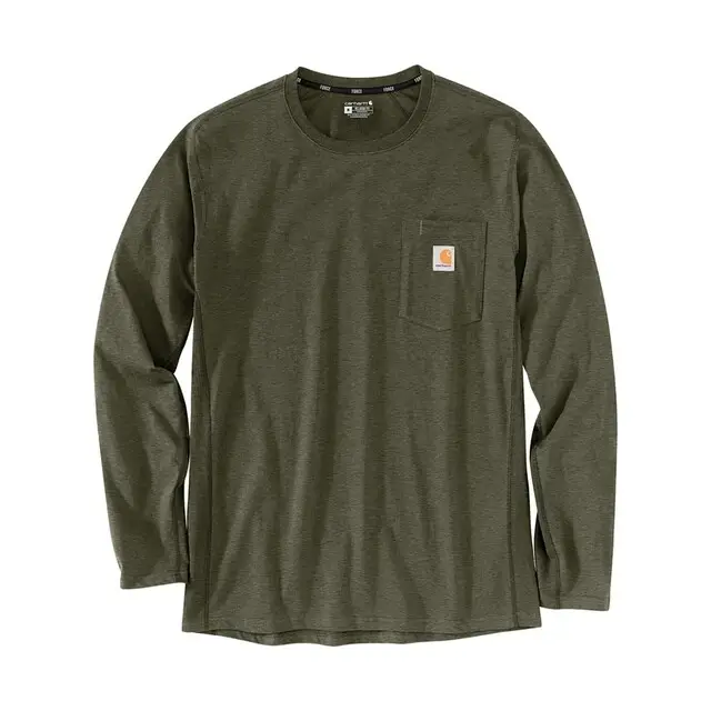 Shop Nu Carhartt Force Flex Pocket T-shirt Basil Heather XL