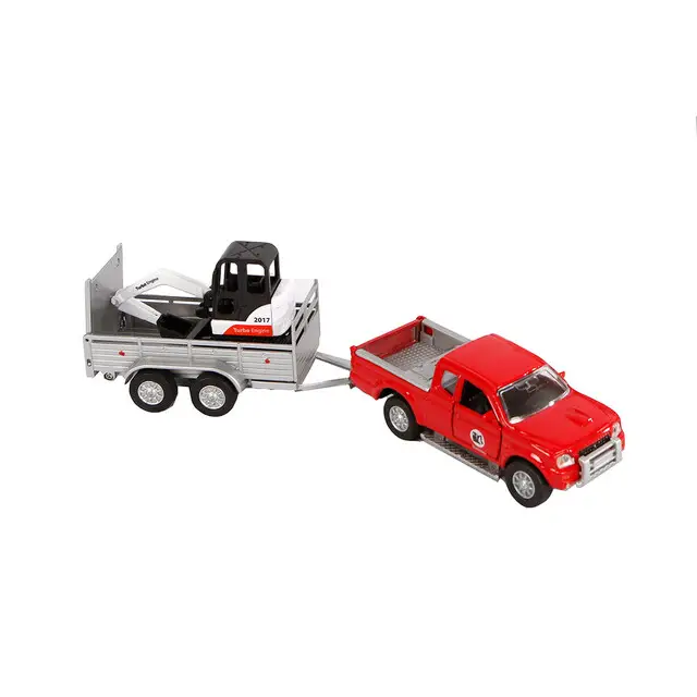 Kids Globe 520090 - Mitsubishi Met Minigraver 1:36 Korting