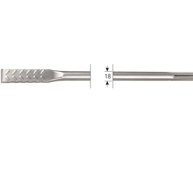 Rotec SDS-max vlakbeitel, V-Breaker, 25x400 5x400 Bestel Nu