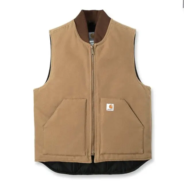 Carhartt Relaxed Fit Firm Duck Bodywarmer Bruin - maat XXL Ambachtelijk
