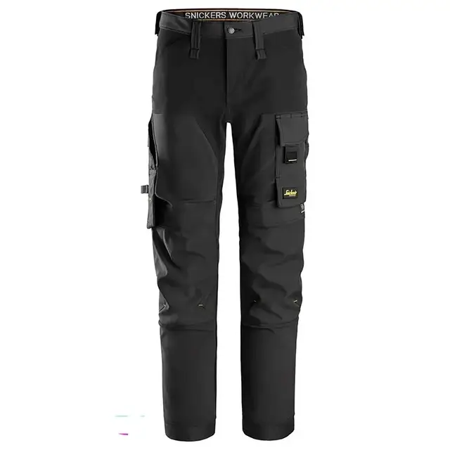 Beste Prijs Snickers AllroundWork 4-weg Stretch Broek 6375 Zwart - Zwart (0404) Maat 058