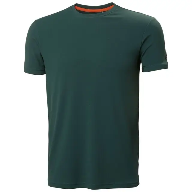 Helly Hansen Tech T-Shirt Heren 450 Groen - Maat XL Korting