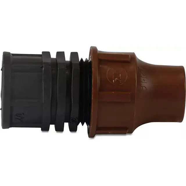 Gratis Verzending Rain Bird Overgangsstuk PP 16 mm x 1/2" lock x binnendr. bruin type BF-62-50 l