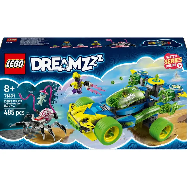 Lego 71491 Dreamzzz Mateo and the Z-Blob Action Race Car Topkwaliteit