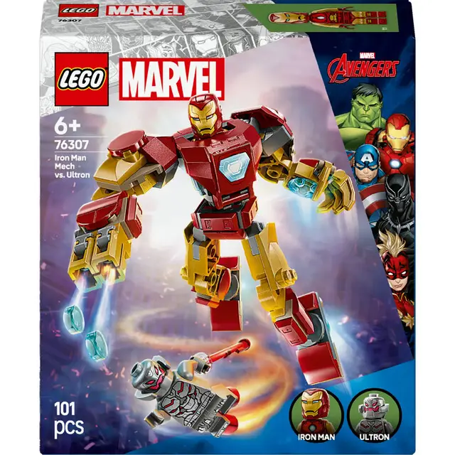 Lego 76307 Super Heroes Marvel Iron Man Mech vs Ultron Weekendaanbieding
