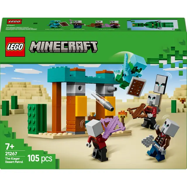 Superprijs Lego 21267 Minecraft The Illager Desert Patrol