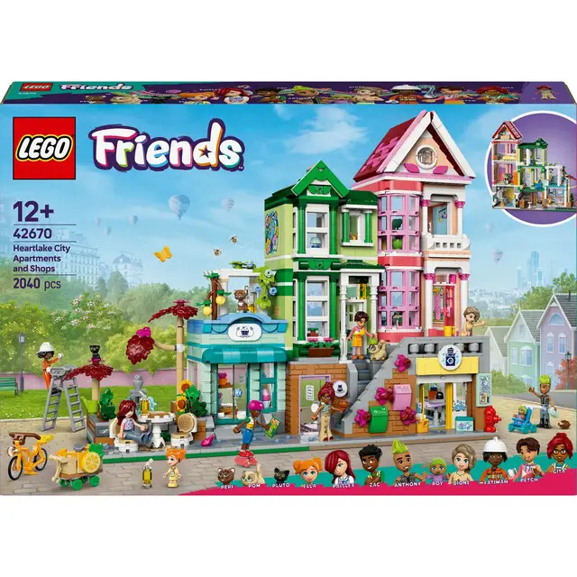 In De Mode Lego 42670 Friends Heartlake City Apartments and Stores