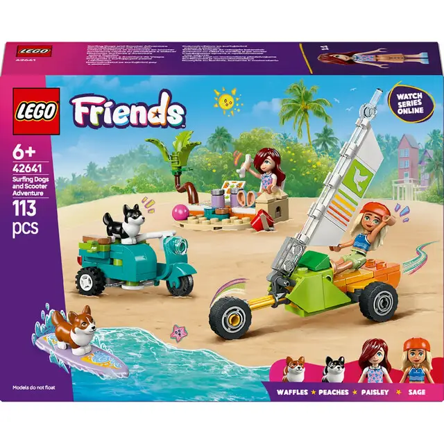 Lego 42641 Friends Surfing Dogs and Scooter Adventure Laatste Versie