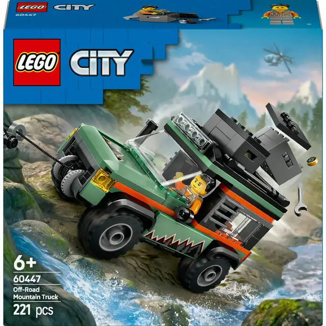 Beperkte Voorraad Lego 60447 City Great Vehicles Off-Road 4x4 Mountain Truck