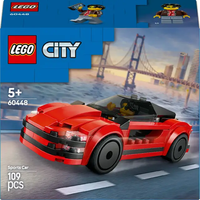 Lego 60448 City Great Vehicles Red Sports Car Fabrieksprijs