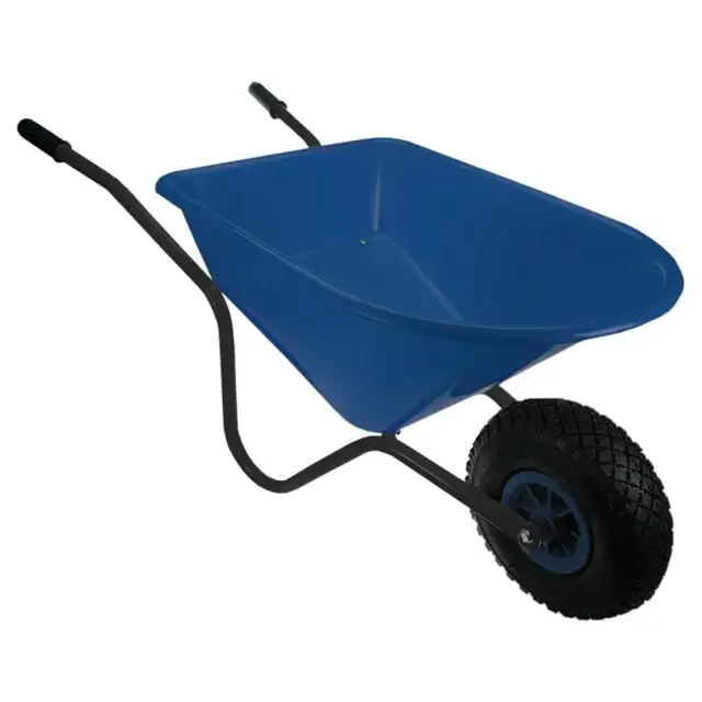 In De Mode Talen Tools Kinderkruiwagen blauw-zwart metaal-kunststof