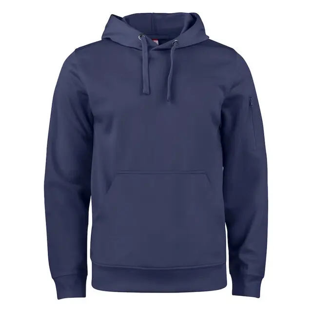 Shop Nu Clique Basic Active Hoodie Dark Navy - Maat 3XL