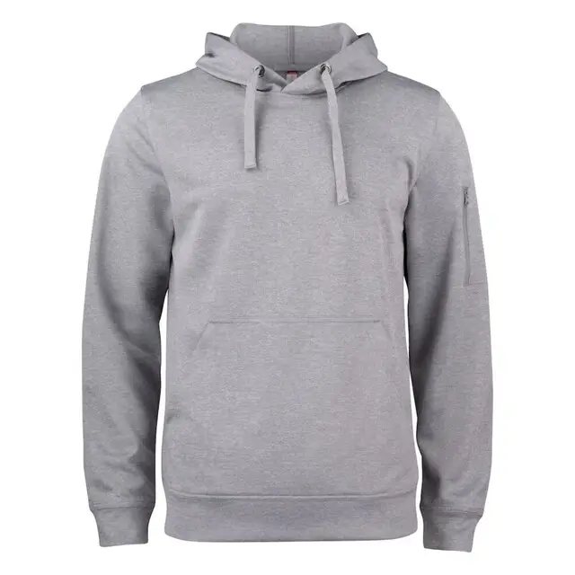 Voordeelprijs Clique Basic Active Hoodie Grijsmelange - Maat S