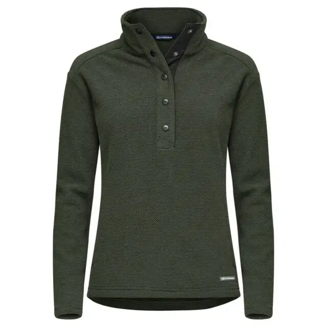 Cutter &Buck Hunts Point Fleece Dames Ivy Groen 44/xXL Fabrieksprijs