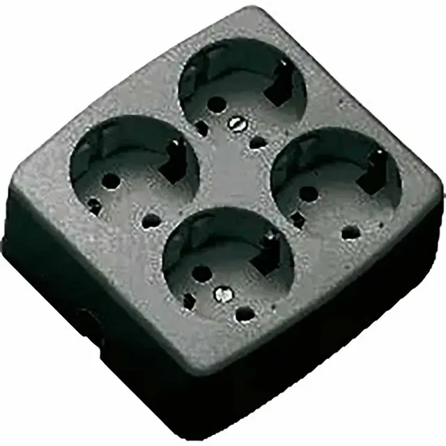 Koop Online TCD monteerbaar 4V + RA vierkant zwart zonder snoer