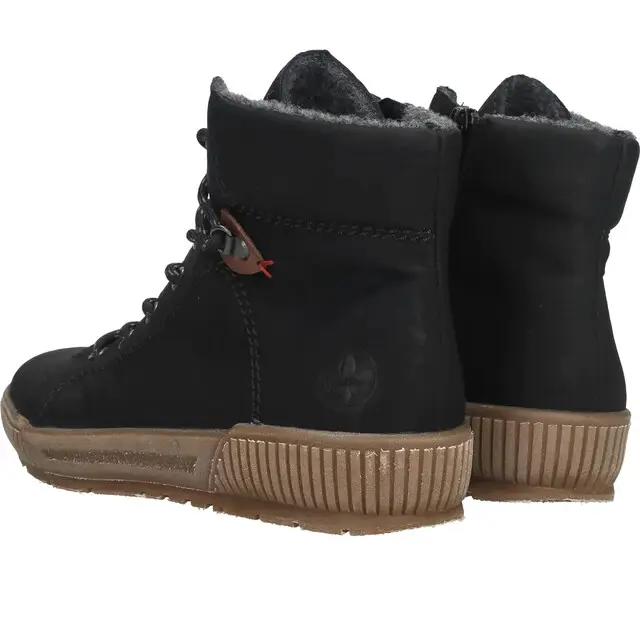 Aanbieding Rieker Dameslaars Met Veter Zwart Mt 41