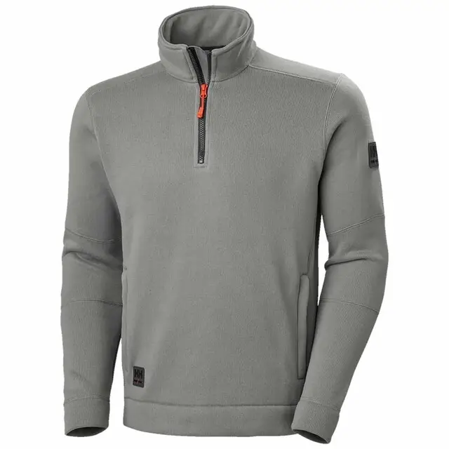 Betaalbaar Helly Hansen Kensington Evo Knit Fleece Halfzip Grijs - Maat XL