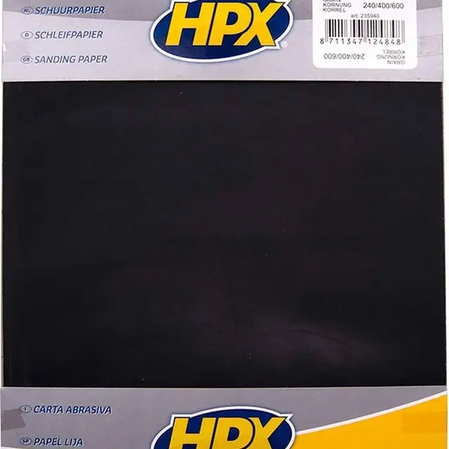 Budget Schuurpapier P240 x 1/P400 x 2/P600 x 1