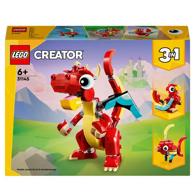 Nieuw Model LEGO Creator 31145 - Rode draak