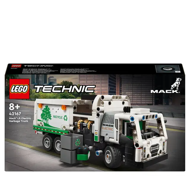 Premium LEGO Technic 42167 - Mack® LR Electric vuilniswagen
