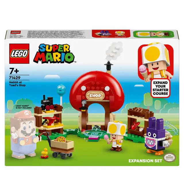 LEGO Super Mario 71429 - Uitbreidingsset: Nabbit bij Toads winkeltje Luxe