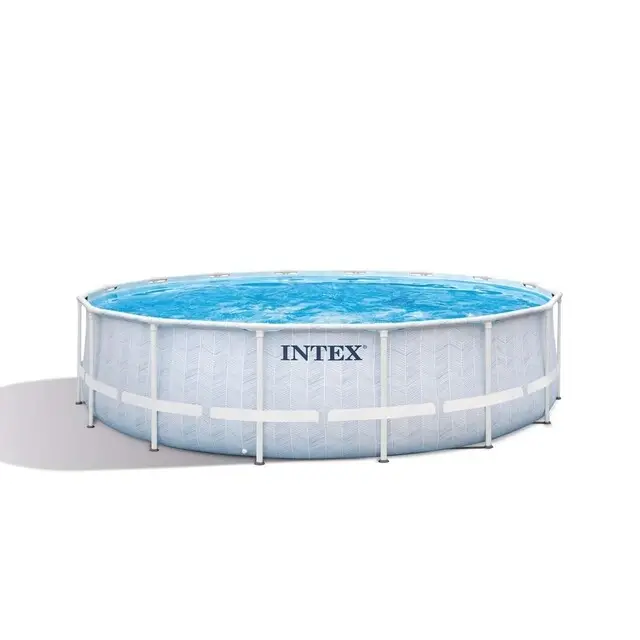 Modern Intex Chevron Prism Framepoolset Premium 488x122 Cm
