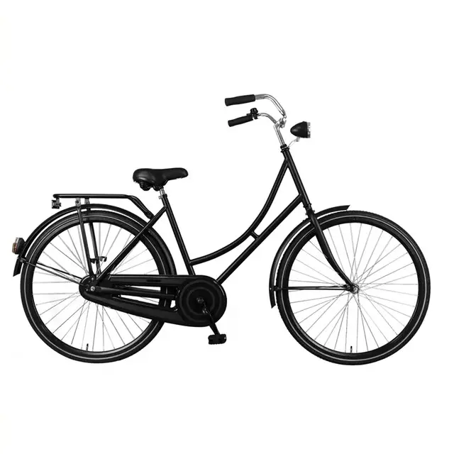 Aanbieding Omafiets Nostalgie D50cm Matzwart