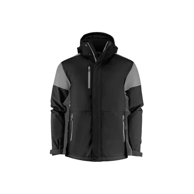 Must-Have Prime Padded Softshell Jas heren zwart/staalgrijs - maat XXL