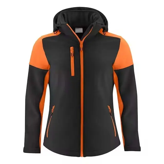 Flitsaanbieding Printer Prime Softshell Jas dames zwart/oranje - maat L