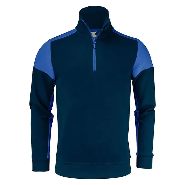 Printer Prime Halfzip Sweater unisex marine/kobalt - maat XL Gecertificeerd