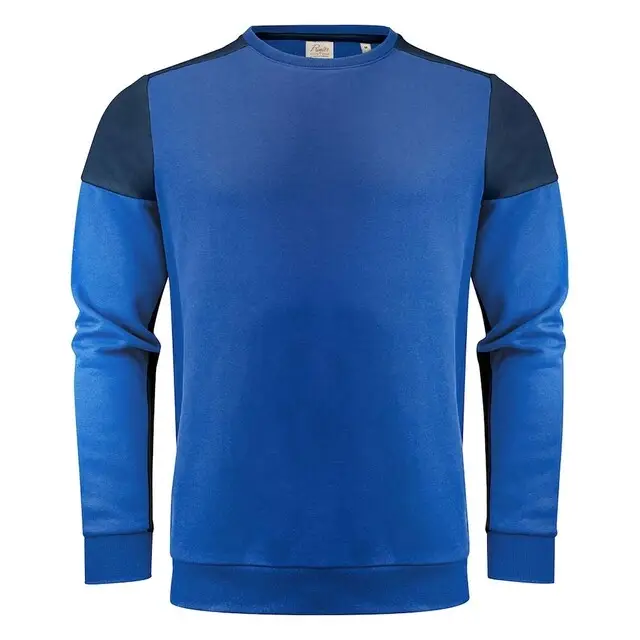 Authentiek Printer Prime Crewneck trui kobalt/marine - maat XXL