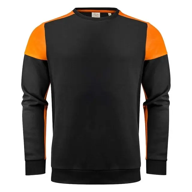 Snelle Levering Printer Prime Crewneck trui zwart/oranje - maat 3XL