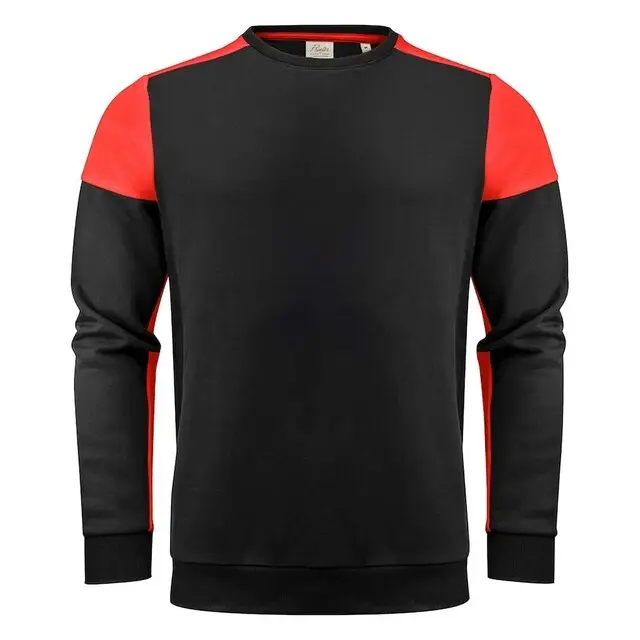 Direct Beschikbaar Printer Prime Crewneck trui zwart/rood - maat 5XL