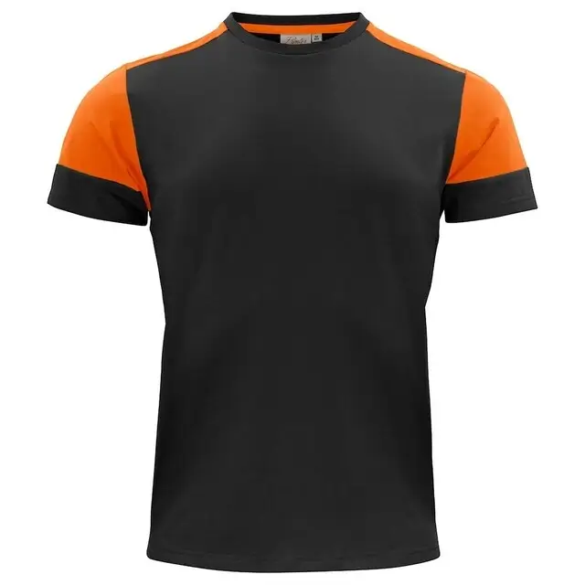 Printer Prime T-shirt zwart/oranje - maat S Superprijs