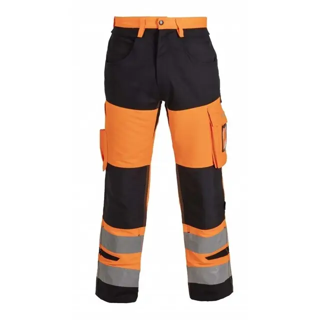 Hydrowear EN20471 Broek Hertford Trendy Hi-Vis Oranje/Zwart - 64 Gecertificeerd