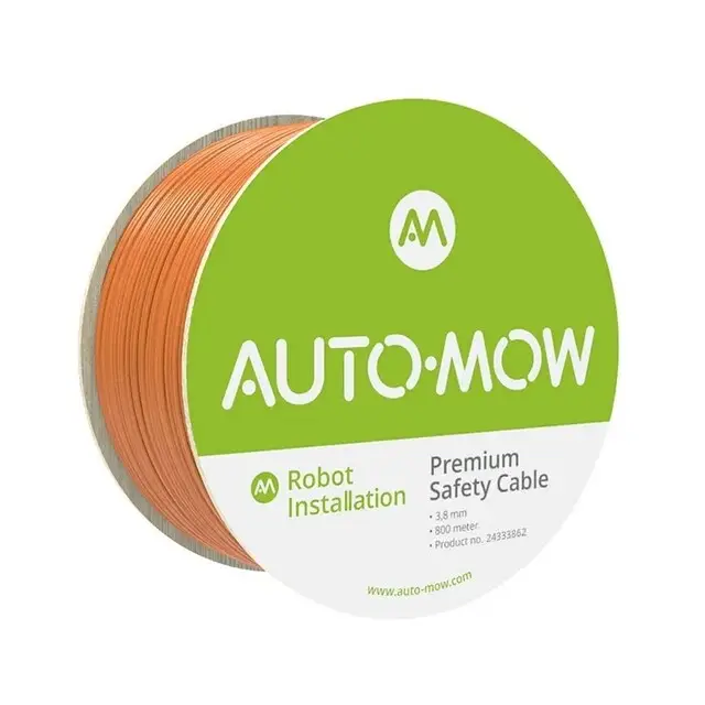 Auto-Mow Premium Begrenzingsdraad Robotmaaiers Ø 3,8 mm- Lengte 800 m Oranje Bestseller