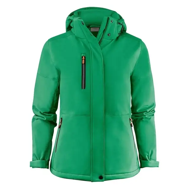 Aanbieding Printer Softshell Jas Dames Groen - Maat S