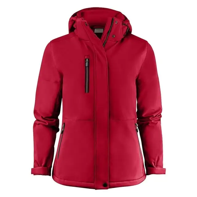 Hoge Kwaliteit Printer Softshell Jas Dames Rood - Maat S